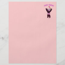 Rosa Panda-Kricket Flyerdesign