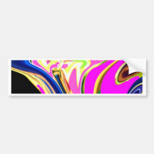 Rosa Panther - natürliche heilende Hand V1 Autosticker