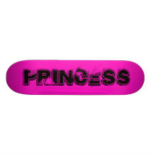 Rosa Prinzessin Skateboard Personalisierte Decks