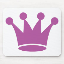 rosa Prinzessinkrone Mousepads