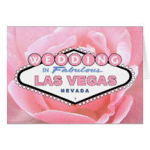 Rosa Rose HOCHZEIT in Las- Vegaskarte
