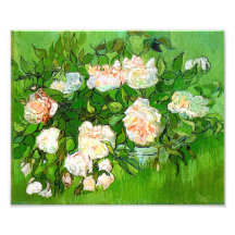 Rosa Rosen-Druck Van Gogh Photo Drucke