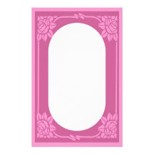 Rosa Rosen Personalisierte Büropapiere