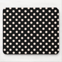 Rosa Stellen-Tupfen Mousepad Frau-Cookies