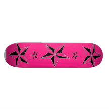 Rosa Stern Personalisierte Skatedecks