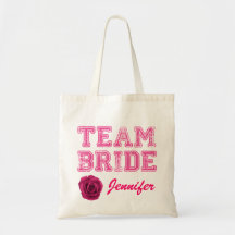 Rosa Team-Braut-Taschen-Tasche