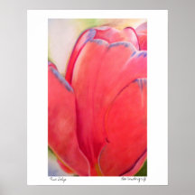 Rosa Tulpe-Plakat durch Lee Vandergrift