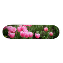 Rosa Tulpe-Skateboard Individuelles Deck