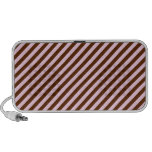 Rosa und Brown-Diagonalstreifen Speaker