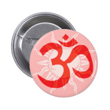 Rosa und Rot OM Sun Button