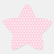 Rosa und weißes Tupfen-Muster. Spotty. Aufkleber