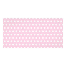 Rosa und weißes Tupfen-Muster. Spotty. Photogrußkarten