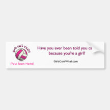 Rosa Volleyball Autosticker