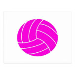 Rosa Volleyball Postkarten
