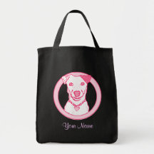 Rosa Welpen-Tasche