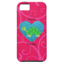 Rosa Wirbel der Schildkröten der Liebe I iPhone 5 Case