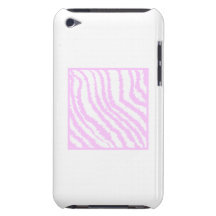 Rosa Zebra-Druck, Tiermuster iPod Case-Mate Hülle