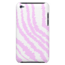 Rosa Zebra-Druck, Tiermuster Barely There iPod Case