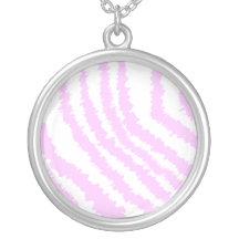 Rosa Zebra-Druck, Tiermuster Selbst Gestalteter Schmuck