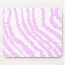 Rosa Zebra-Druck, Tiermuster Mousepads