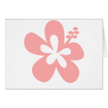 Rosaaloha Blume Grußkarte