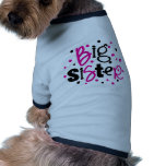 Rosaschwarz-Punkt der GROSSEN SCHWESTER Hund Shirts