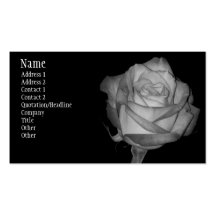 Rose Visitenkartenvorlagen