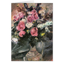 Rosen 1 durch Lovis Korinth Grußkarte