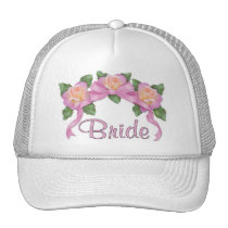 Rosen-Band-Hochzeit - Braut kappen