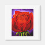 Rosen-Blumen-Malerei-Kunst - multi Kühlschrankmagnet