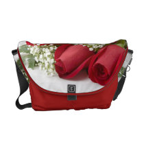 Rosen-Blumenstrauß-Bote-Tasche kuriertaschen