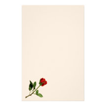 Rosen-Briefpapier Druckpapiere
