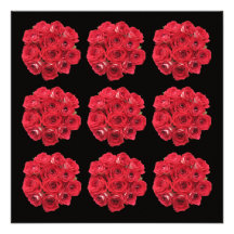 Rosen, die Einladungen Wedding sind -- Rote Rosen