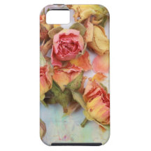 Rosen-Gesteck Vintage-Design  iPhone 5 Etui