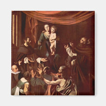 Rosenbeet Madonna durch Caravaggio Magnete