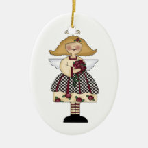 Rosenengelsverzierung Weihnachtsornament