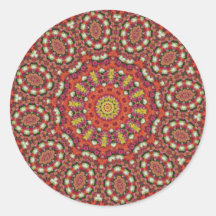 Rosenkaleidoskop Stickers