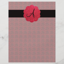 Rosenmonogramm Personalisierte Flyer