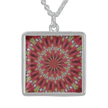 Roses Bouquet Kaleidoscope Under Glass 1 Pendants