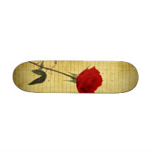 RoseSkateboard Mini Personalisierte Decks