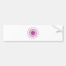 Rosette rose lila purple autosticker