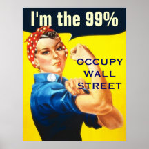 Rosie das Plakat des Nieteneinschlägers OWS