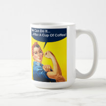 Rosie die Nieteneinschläger-Kaffeetasse