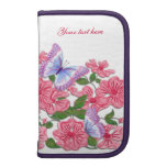 Rosiges Blumen- und Schmetterlinge Folio Planer