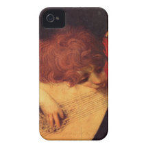 Rosso Fiorentino-Musiker-Engel iPhone 4 Case-Mate Hüllen