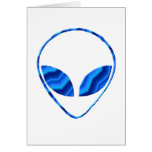 Roswell alien-Gruß-Karte
