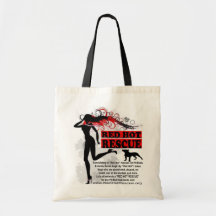 Rot - heiße Rettungs-Taschen-Tasche