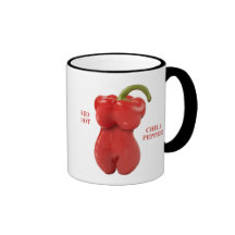 Rot - heißer Chili-Pfeffer Kaffeetasse