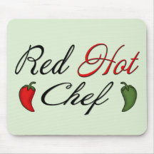 Rot - heißer Koch Mousepad