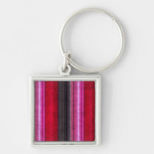 Rot und Rosa beunruhigtes keychain Schlüsselband